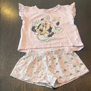 Disney Minnie Mouse Pink Pajama Set